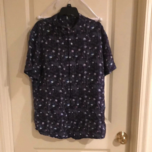 Slate & Stone Moon Solar Space Button Up Shirt Large - Picture 4 of 6